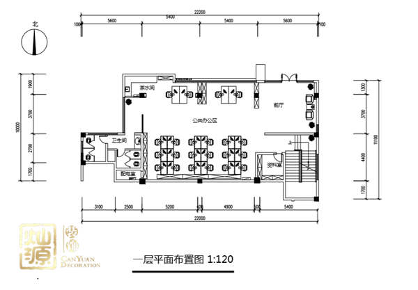 廣西南寧巨緣合工程機(jī)械公司新辦公樓裝飾工程設(shè)計(jì)稿